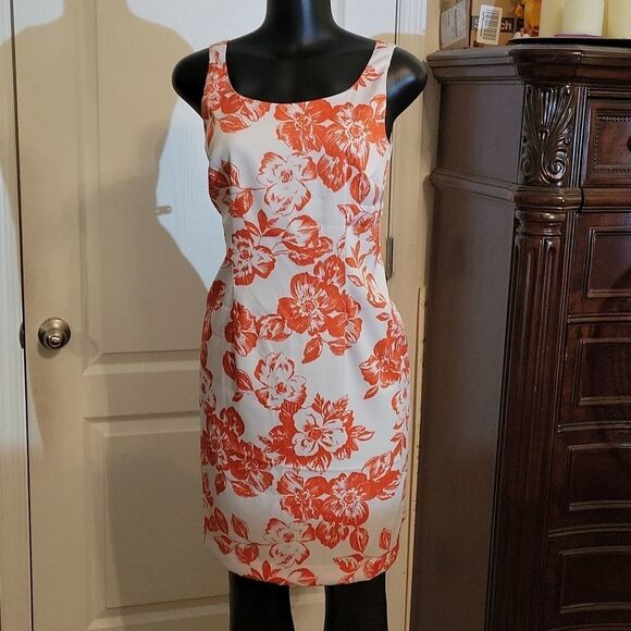 BRAND NEW JESSICA HOWARD SLEEVELESS ROUNDNECK SILK DRESS - Picture 3 of 16